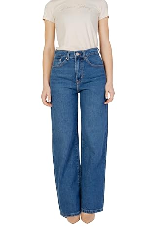 Only Onlhope Ex Hw Wide Dnm Add465 Noos Jeans, Blu Medio (Denim Blu Medio), 33W X 32L Donna