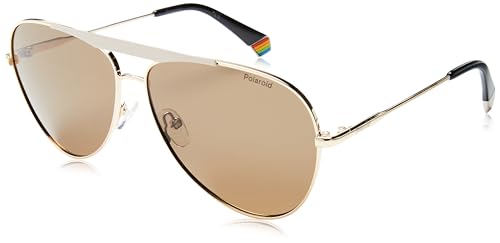 Polaroid Pld 6200/S/X Sunglasses, Y3R Gold Ivory, 61 Unisex