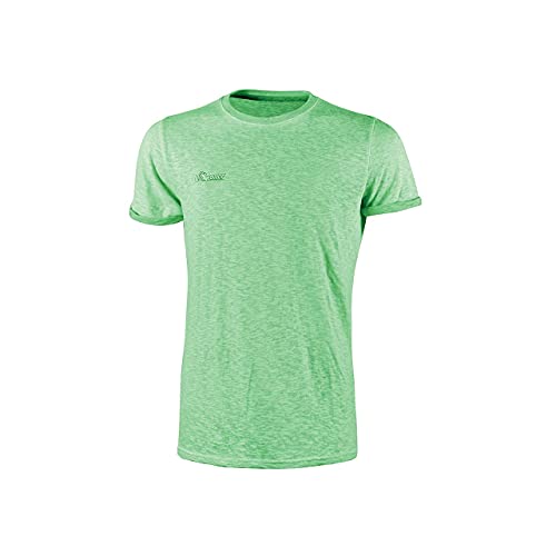 U-Power Fluo, T_Shirt Classica Slim Fit, Abbigliamento Da Lavoro Da Uomo, Tessuto In Cotone, Girocollo, Manica Corta, Confortevole, Casual, Abbigliame