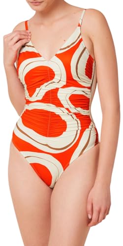 Triumph Donna Summer Allure Op 01, One Piece Swimsuit, Orange - Light Combination, 46 / C