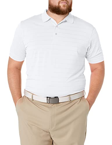 Callaway Polo Da Golf Opti-Dri A Maniche Corte Da Uomo Maglietta, Bianco, Xxl