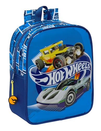 Hot Wheels Sonny – Zaino Per Bambini, Zaino Per La Scuola, Adattabile Al Carrello, Ideale Per L'Asilo, Comodo E Versatile, Qualità E Resistenza, 22 X