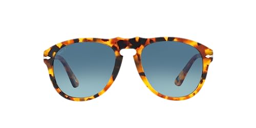 Persol Mod. 0649 Sun Occhiali Da Sole, Unisex Adulto, Marrone (Crystal Polar Grey Green), 52