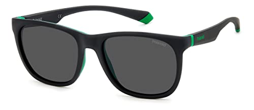 Polaroid Pld 2140/S Sunglasses, 3Ol/M9 Mt Blk Grn, 55 Unisex