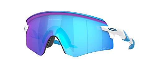 Oakley Encoder Occhiali, Zaffiro Bianco Lucido, Taglia Unica Uomo