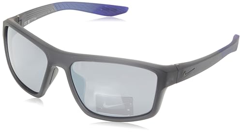 Nike Sun Occhiali, 021 Matte Dark Grey Silve, 60 Unisex-Adulto