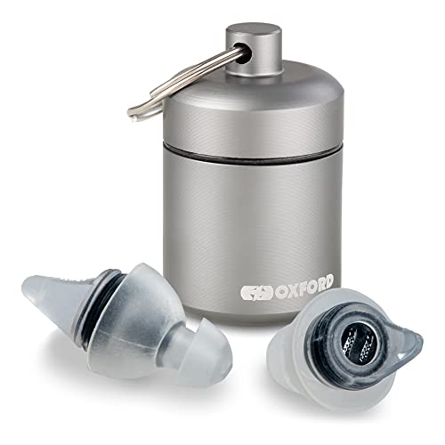 Oxford Filterbuds Ipoallergenico Riutilizzabile Tappi Per Le Orecchie Per La Protezione Dell'Udito, Bianco, Taglia Unica Unisex-Adulto