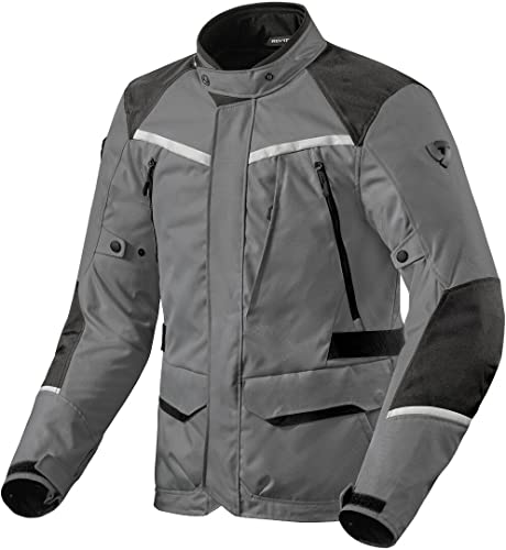 Revit Voltiac 3 H2O Giacca Tessile Moto (Grey,M)