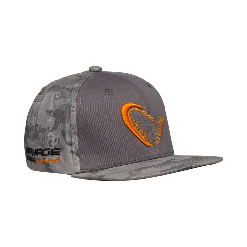 Savage Gear Flex Fit Camo - Cappellino Taglia Unica, Colore: Camo/Grigio