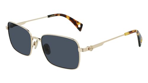 Lanvin Lnv104S Sunglasses, 710 Gold/Grey, 56 Unisex