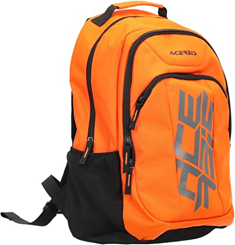 Acerbis B-Logo 15L Zaino Moto (Orange,One Size)