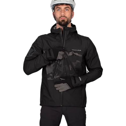 Endura Singletrack Waterproof Jkt - Giacca Da Uomo, Taglia M, Colore: Nero