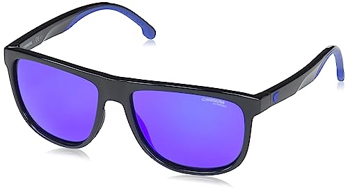 Carrera 8059/S Occhiali, Nero E Blu, 58 Uomo