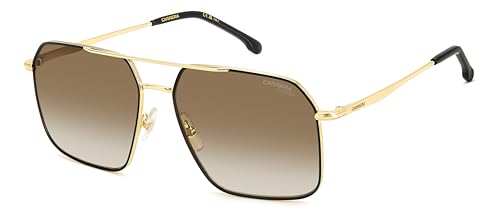 Carrera 333/S Occhiali Da Sole, Nero Oro, 59 Uomo