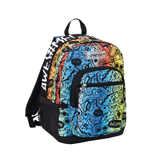 Fluo Stamp Zaino Scuola Freethink
