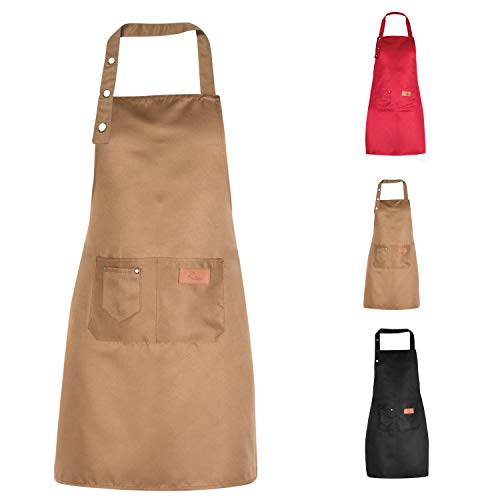Grembiule Da Cucina Per Uomo E Donna Con Tasche - Adatto A Taglie Forti - Resiste All'Acqua -Regalo Donna -Regalo Uomo
