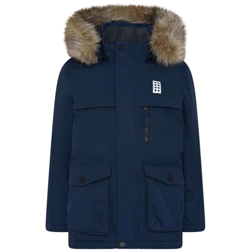 Lego Wear Jungen Tec Winterjacke Parka Exclusive Serie 100% Wasserdicht, Winddicht, Atmungsaktiv, Warm Giacca, 590, 128 Bambino