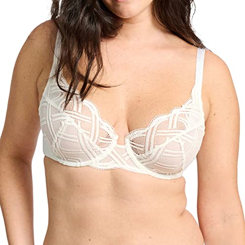 Sans Complexe Elise Full Coverage Bra, Avorio, 4D Women'S