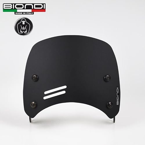 Cupolino Biondi Nero Bisatinato Per Moto Guzzi V7 Iv Stone 2021 (V7 Iv Special -> 2021)