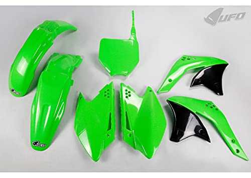 Ufo Plast Kit Verde Kawasaki Kxf 250 2007-2007