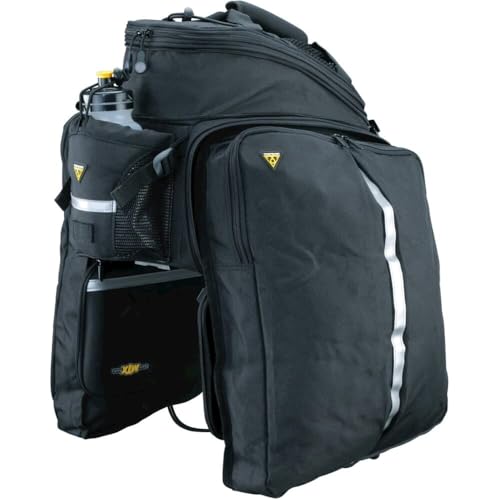 Topeak Mtx 2.0 Trunkbag Dxp - Borsa Portabici Impermeabile Con Lati Espandibili, Compatibile Con Tutti I Portapacchi Mtx Quicktrack 2.0, Colore: Nero