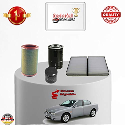Kit Tagliando 4 Filtri 156 1.9 Jtd 16V 103Kw 140Cv Dal 2003 -> 2006
