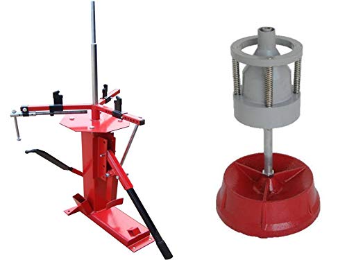 Equipement Express Sicoba Smontagomme Manuale Auto Moto Fino A 21'' + Equilibratrice Della Ruota Manuale Portatile