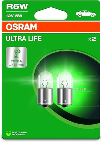 Osram Ultra Life, R5W, Doppio Blister, (2 Lampade)