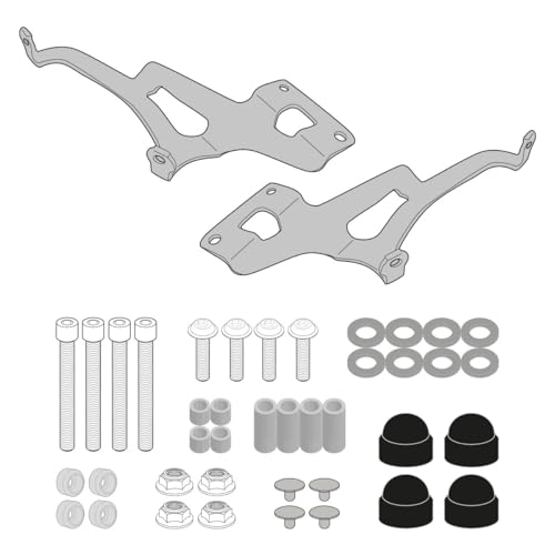 Givi A9058A Kit Attacchi Per Parabrezza Givi 9058A Compatibile Con Royal Enfield Super Meteor 650 (2023)