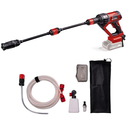 Einhell Hypresso 18/24-1 Power X-Change (18 V, 24 Bar, Pulizia Mobile E Irrigazione, 240 L/H, Accessori Inclusi, Senza Batteria E Caricatore)