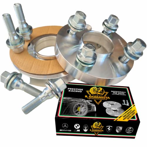 Igp 2 Distanziali Ruote 20 Mm Compatibili Con Jeep Avenger + 10 Bulloni Piatti Con Rondella Oem