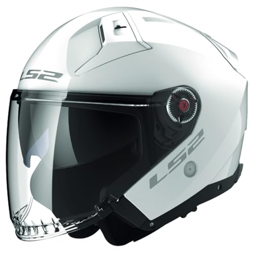 Ls2, Casco Moto Jet Infinity Ii Solid White, S