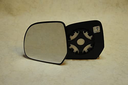Specchio Retrovisore Specchietto Esterno - Destro, Piastrato, Curvo, Cromato, Compatibile Con Nissan Micra K13 Dal 2010 Al 2017