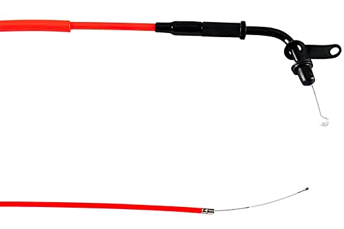 Cavo Acceleratore Doppler Per Mbk 50 Booster Scooter 2004 Al 2019 287-F6311-10 / Rosso Fluo Nuovo Di Zecca
