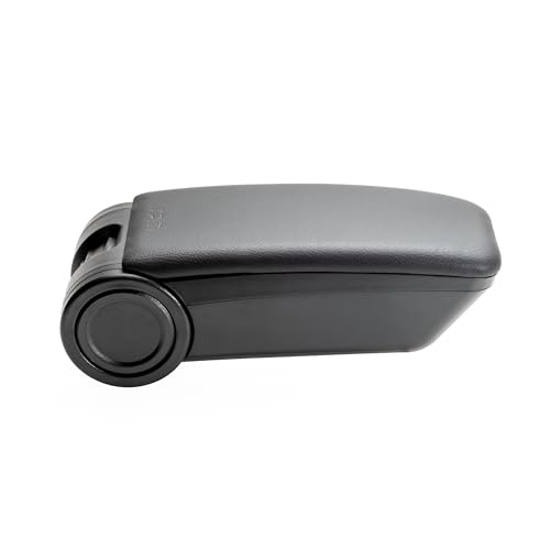 Rati Armster 3 Bracciolo Montaggio Su Sedile Compatibile Con Renault Clio/Captur 2013-2020 Senza Poggiagomiti Originali [Nero,Pelle Vegana]