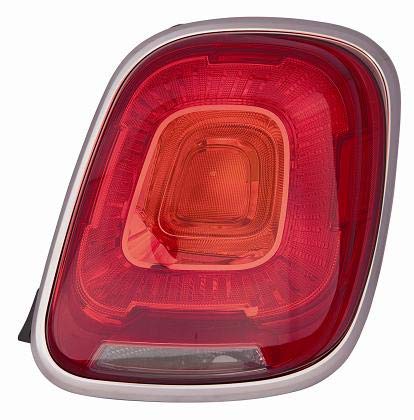 Fanale - Gruppo Ottico Posteriore Bordo Cromato Fia.T 500 X - 01/'15>07/'18 - (Destro)