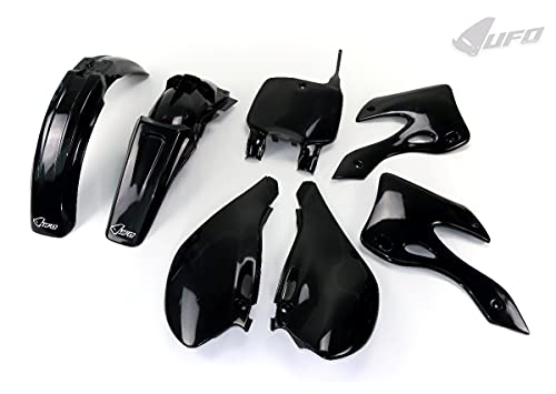 Ufo Plast Kit Nero Kawasaki Kx 250 1999-2002