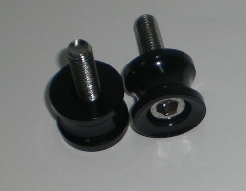 Coppia Supporti Cavalletto Moto Nottolini Accessori Alzamoto Vite M 12 Nero