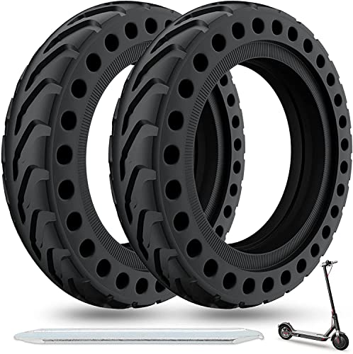 Ouxi Pneumatico Solido Per Xiaomi M365 Monopattino Elettrico, 8,5 Pollici Ruota Per Xiaomi M365 Pro, 8 1/2'' Anteriore/Posteriore Nido D'Ape Pneumatic