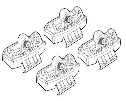 Lampa N21169 Kit Attacchi Per Montaggio Sul Tetto Di Due Barre, 169