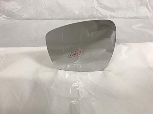 Specchio Retrovisore Specchietto Esterno - Destro, Solo Vetro Con Biadesivo, Asferico, Cromato, Compatibile Con Specchietto Ford Edge Dal 2016