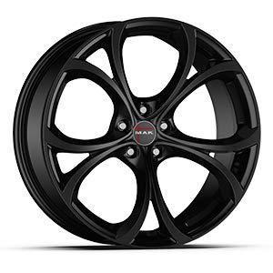 Cerchio In Lega Mak Lario 8X18 5X110 Et 34 Gloss Black