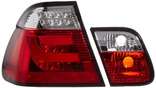 Led Feux Arrières Série 3 E46 Limo Année 98-01 Rouge/Transparent [Meccanico]
