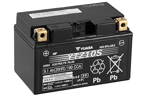 Yuasa Ytz10S Batteria Da 12V Ad Alte Prestazioni Senza Manutenzione