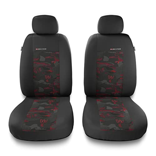 Mossa Coprisedili Anteriori Compatibili Con Kia Sportage I, Ii, Iii, Iv (1994-2019) - Fodere Sedili - Set Coprisedili Auto Universali - 2Une-Rd