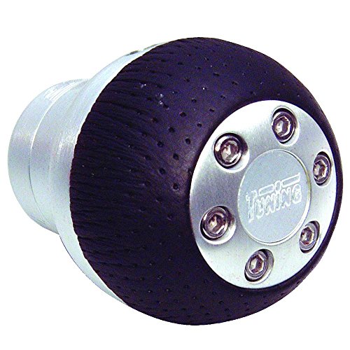 Carpoint 2512788 Schaltknauf Rund Alu/Schwarz