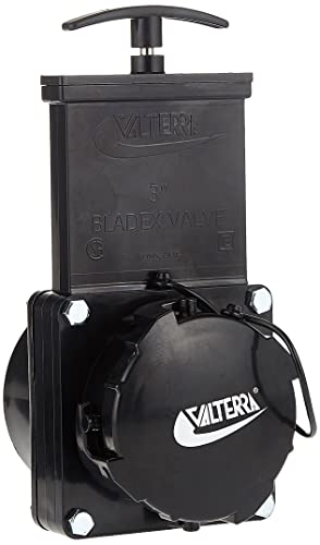 Valterra T50 7,6 Cm Hub X 3" Bay Con Tappo Valvola Di Montaggio, Nero