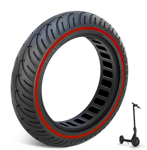 1 Pneumatico Solido 8.5 X 2.0 Gomme Antiforatura 8,5” Antiscivolo Assorbe Gli Urti Monopattino Elettrico Scooter
