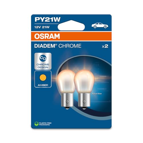 Osram Diadem® Cromo, Py21W, Doppio Blister, (2 Lampade)