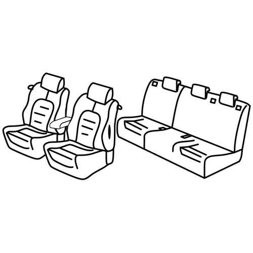 Lampa Coprisedili Superior - Beige - Compatibili Per Alfa Romeo Mito (09/08>04/19)